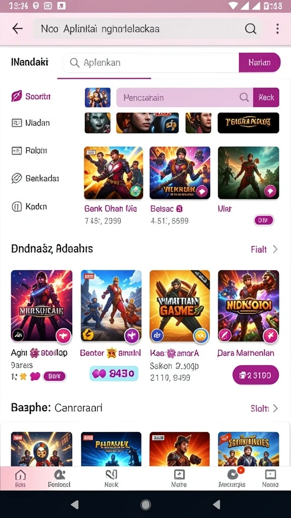 Screenshot menampilkan fitur bonus yang mengasyikkan.