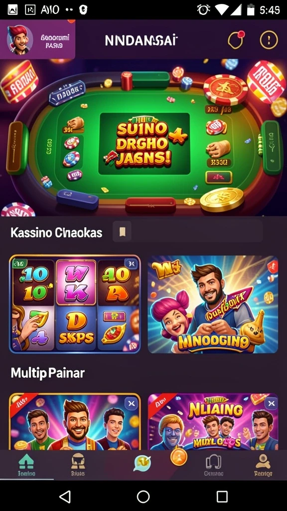 Tangkapan layar yang menunjukkan aksi mendebarkan dalam game.