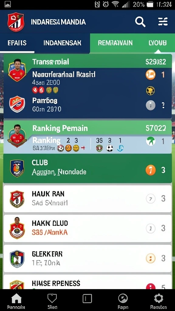Tampilan awal aplikasi 99RP yang menarik.