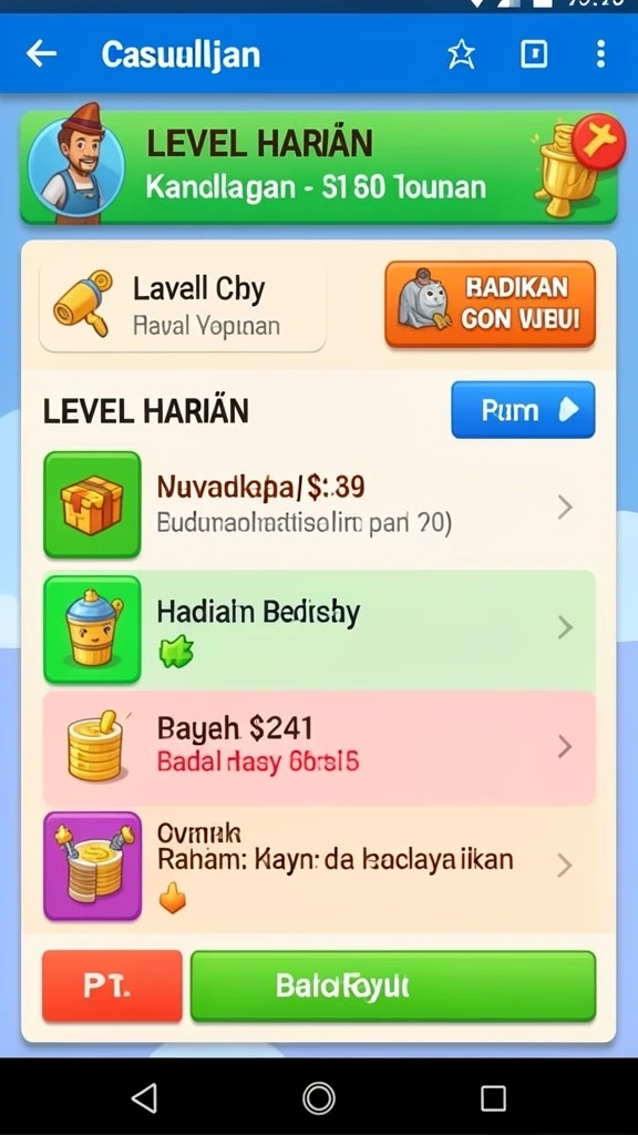 Fitur multiplayer yang memungkinkan bermain dengan teman.