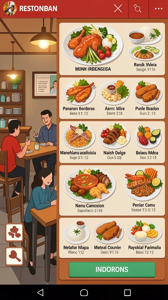 Tangkapan layar menunjukkan grafis yang menawan dan karakter yang beragam.
