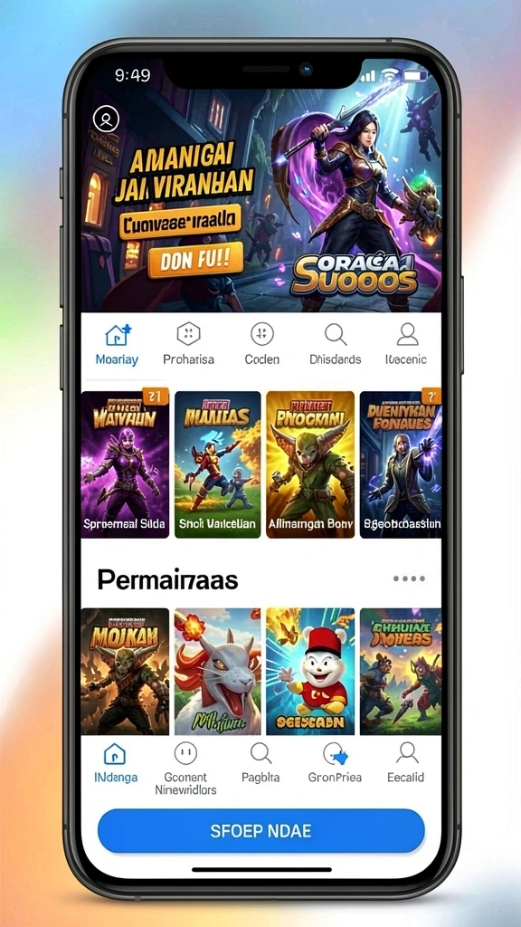 Mode permainan yang menantang dan bervariasi.