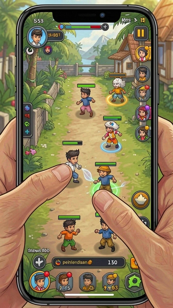 Gameplay yang seru dengan berbagai level menantang.