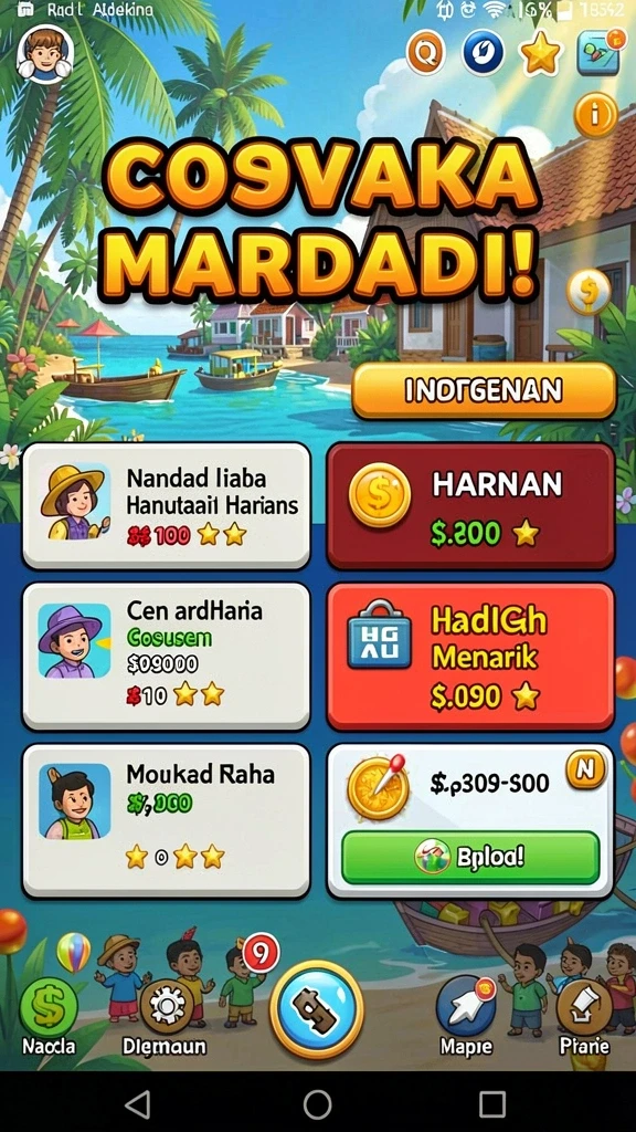 Tangkapan layar menampilkan grafis menawan dari BIGCOR78.