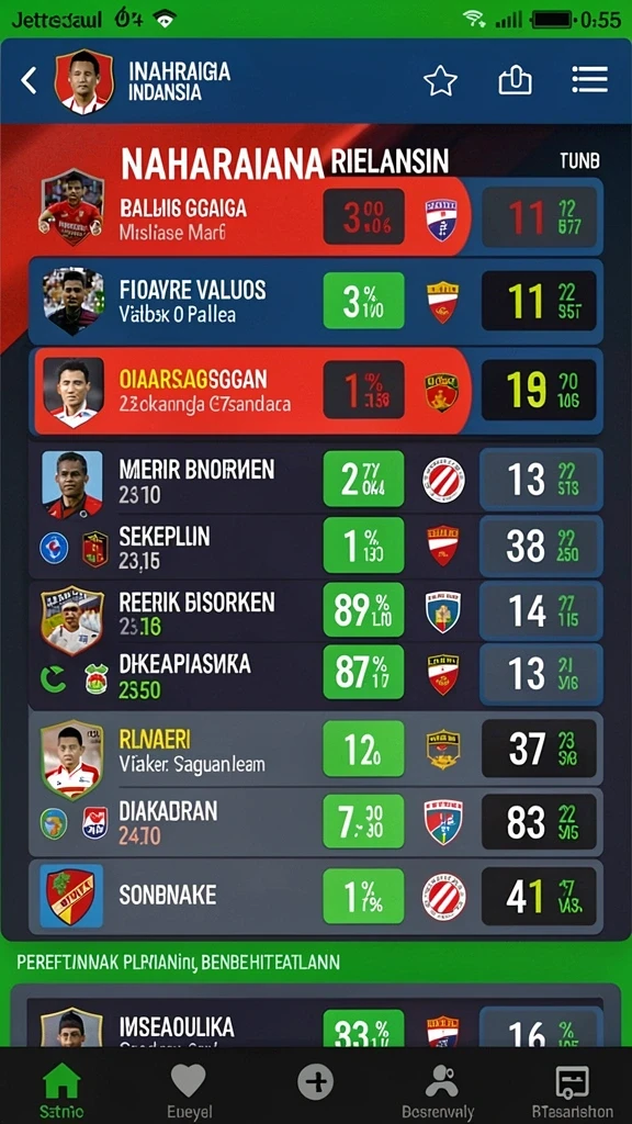 Pemandangan yang memukau dari berbagai level.