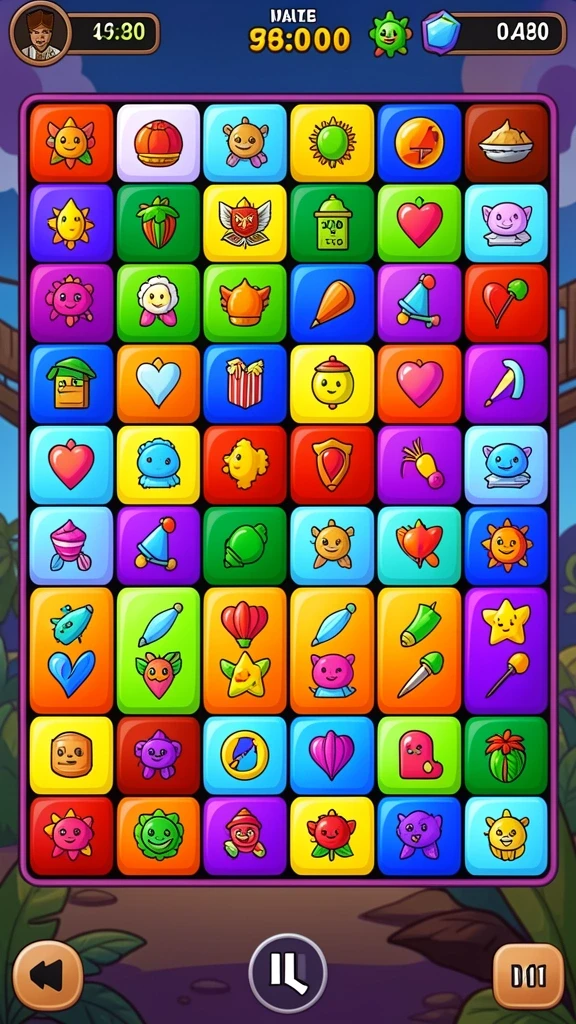 Tampilan utama game dengan desain menarik.