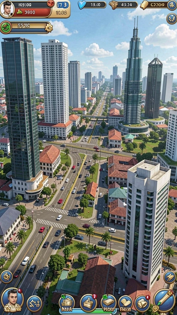 Karakter unik siap untuk dijelajahi.