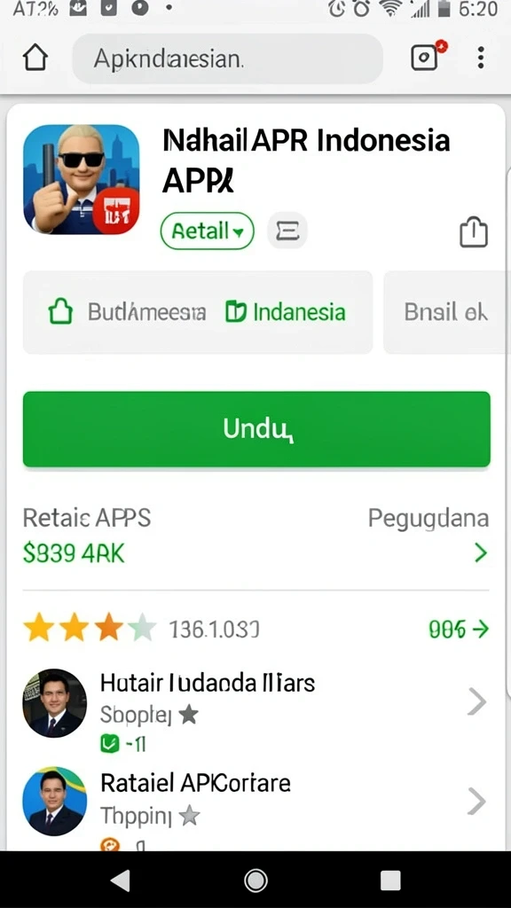 Tampilan antarmuka utama yang menarik dan mudah digunakan.
