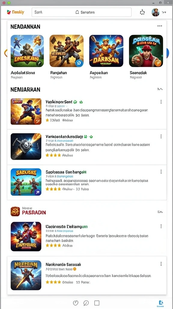 Screenshot dari petualangan mendebarkan dalam H03.