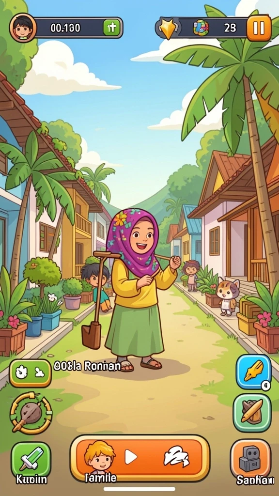 Sistem pertarungan yang dinamis dan seru.
