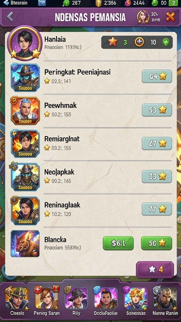 Antarmuka pengguna yang intuitif dan menarik.