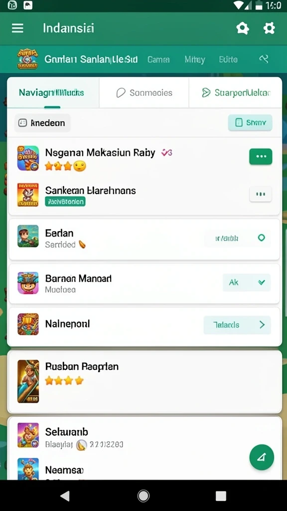 Tampilan antarmuka yang intuitif dan user-friendly.
