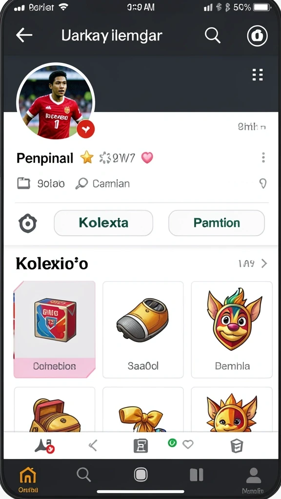 Tampilan antarmuka permainan yang intuitif.