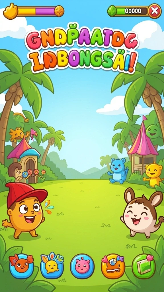 Screenshot dari gameplay yang menantang.
