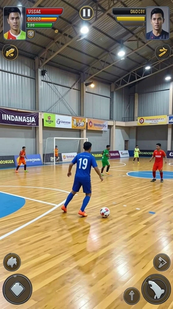 Tangkapan layar pertama menunjukkan karakter utama dalam aksi.