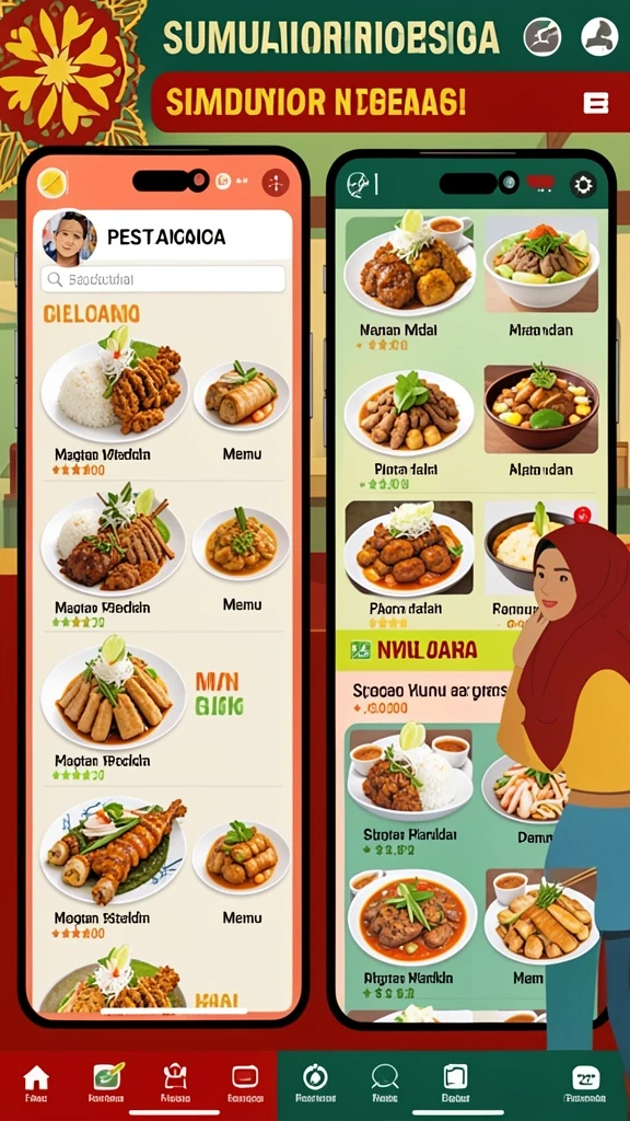 Tampilan antarmuka yang menarik dan mudah digunakan.