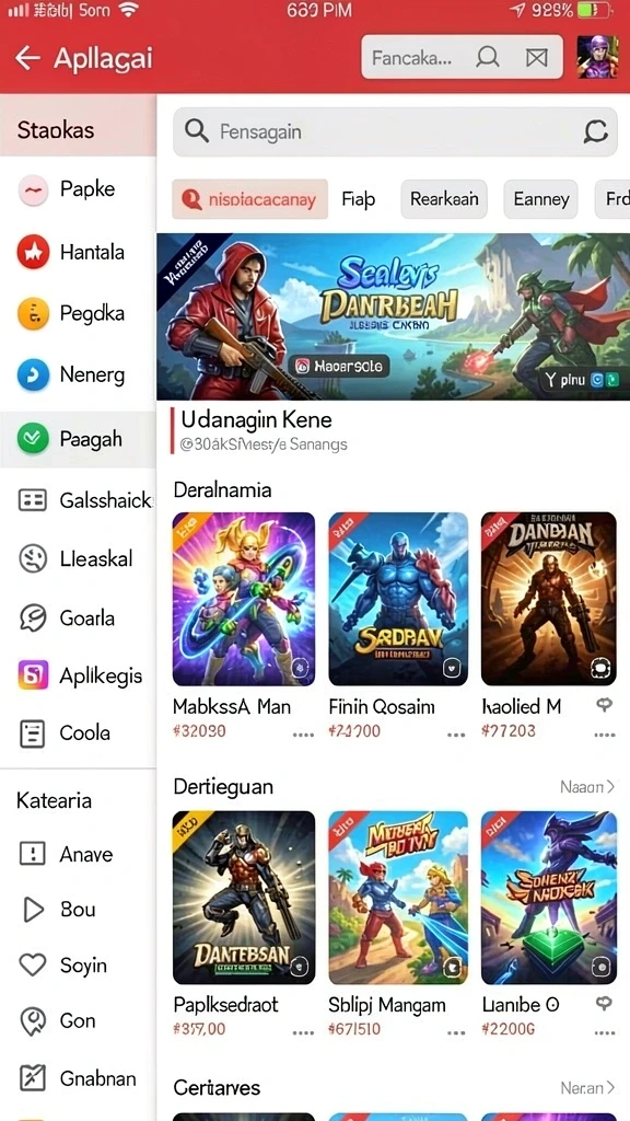 Mode permainan yang menantang dan menarik.