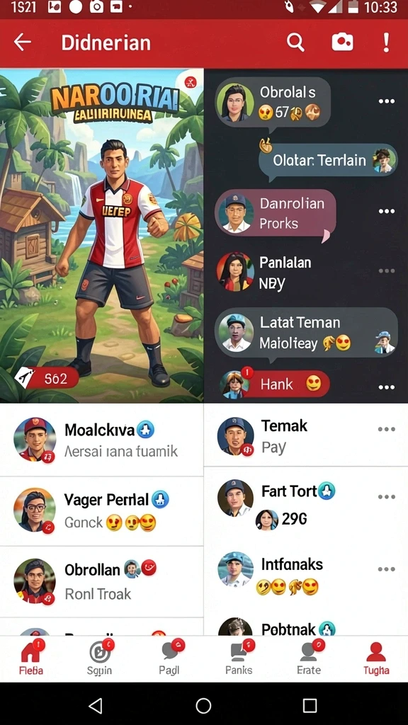 Fitur mode multiplayer yang seru.