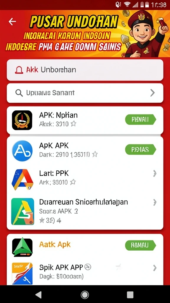 Tampilan utama aplikasi yang menarik dan mudah dinavigasi.