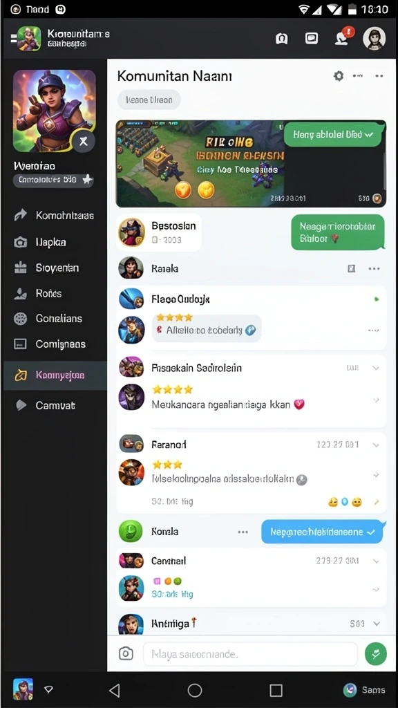 Screenshot menunjukkan antarmuka pengguna yang mudah digunakan untuk navigasi yang lebih baik.