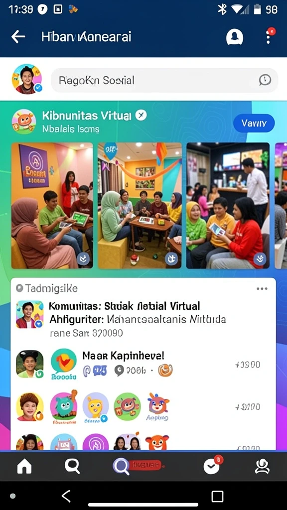 Tampilan antarmuka yang sederhana dan menarik.