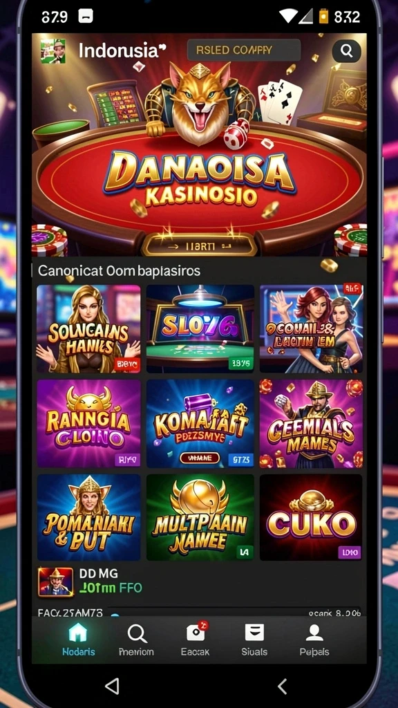 Tampilan awal yang menarik dan intuitif.