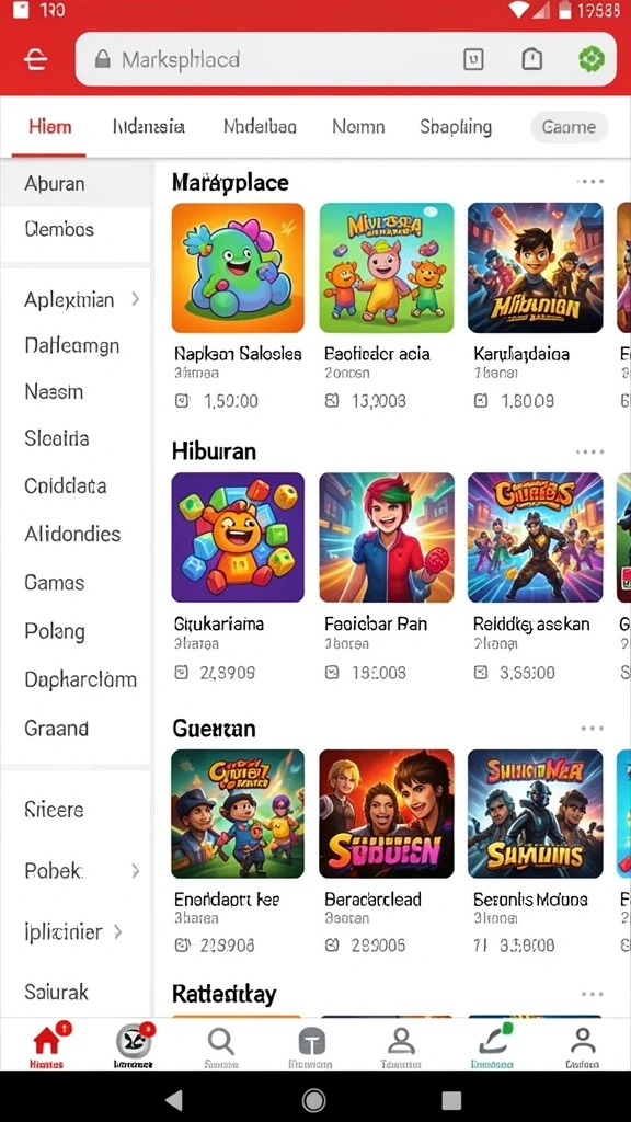 Karakter yang beragam dan unik untuk dipilih.