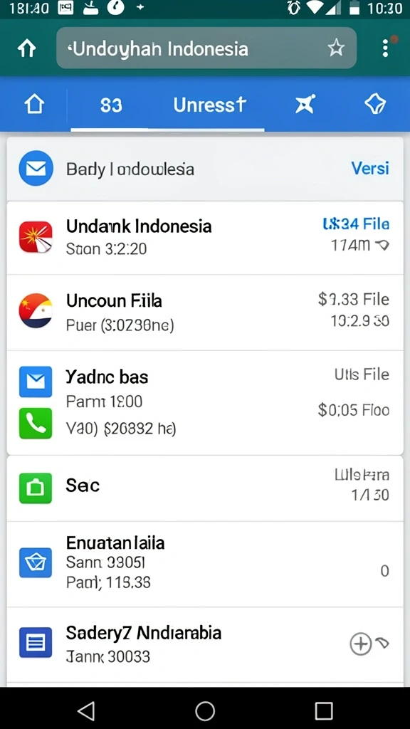 Tampilan antarmuka yang intuitif dan user-friendly.