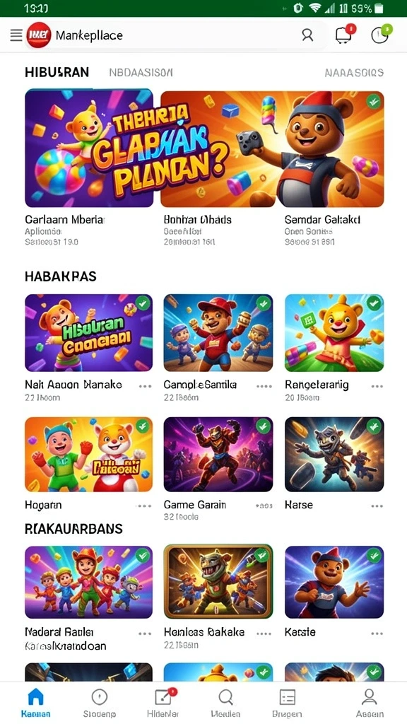 Screenshot menampilkan karakter utama dalam aksi.
