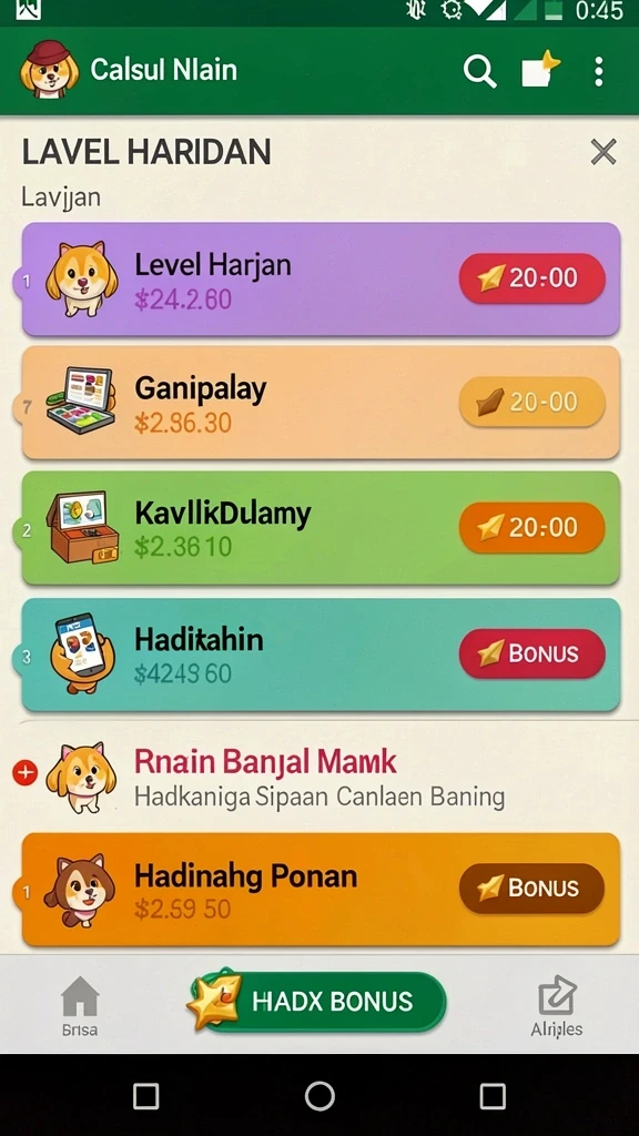 Beragam karakter yang dapat dipilih sesuai selera.