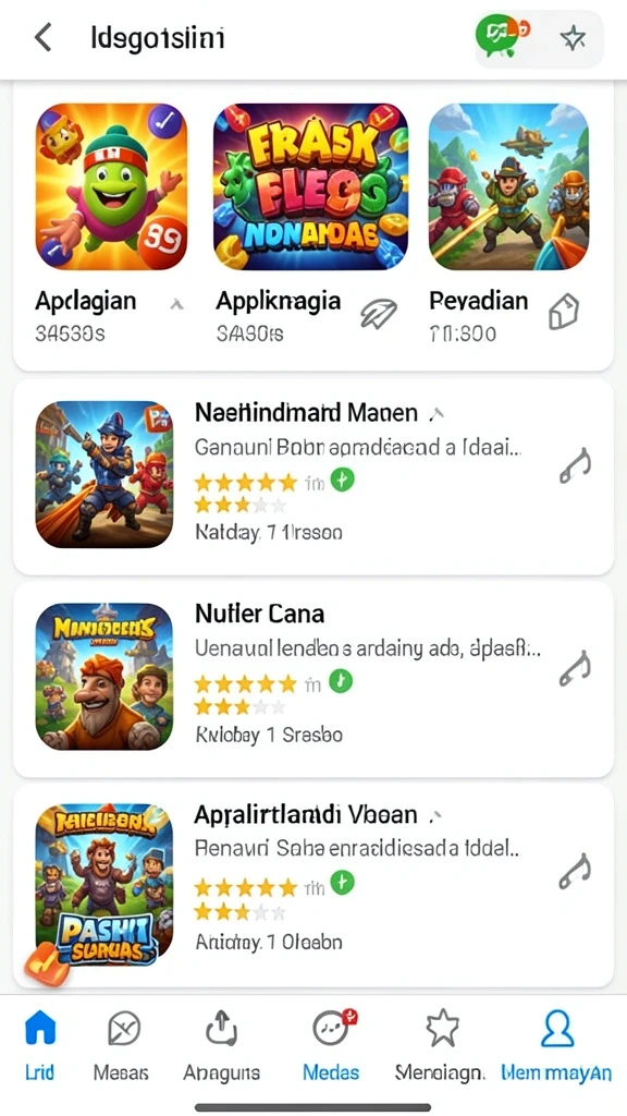Grafis menarik dengan efek suara yang asyik.