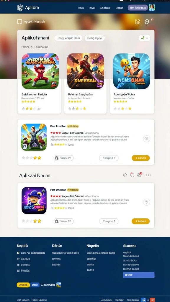 Tampilan antarmuka yang modern dan mudah dinavigasi.