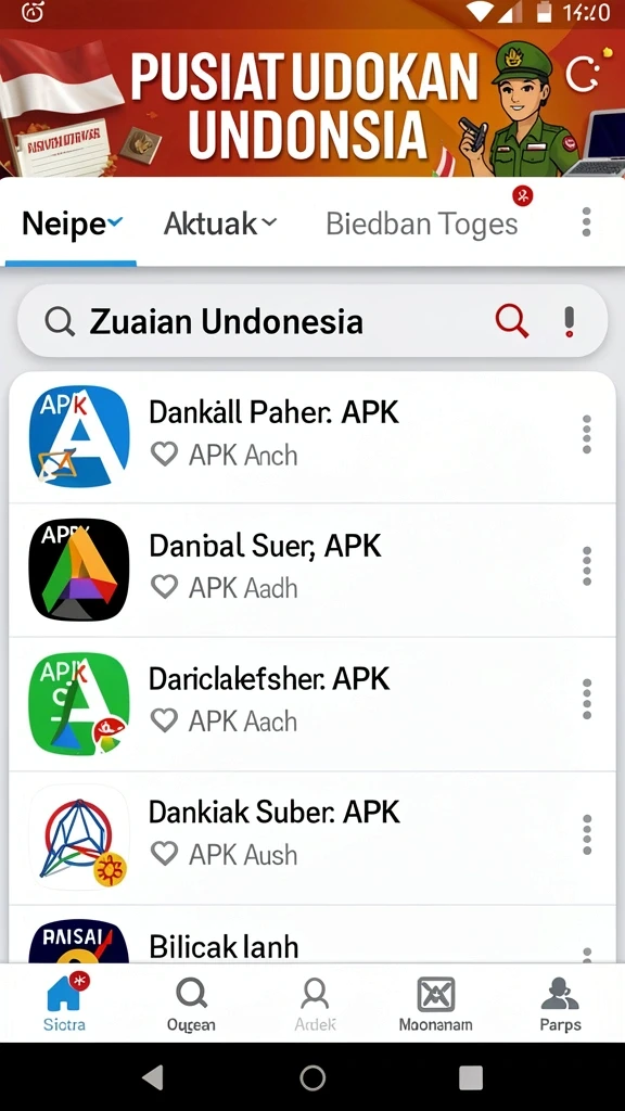Latar belakang permainan yang penuh warna dan menawan.