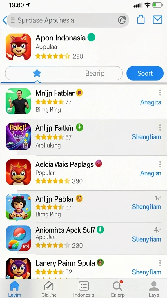 Tampilan utama aplikasi yang menarik dan mudah diakses.