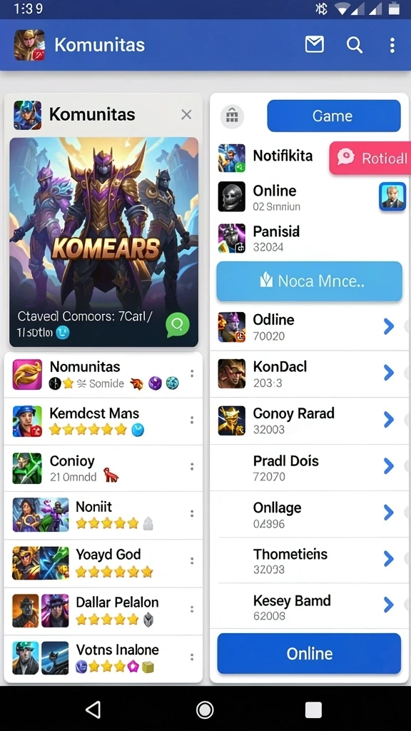 Sistem penghargaan yang menarik dan memotivasi pemain.