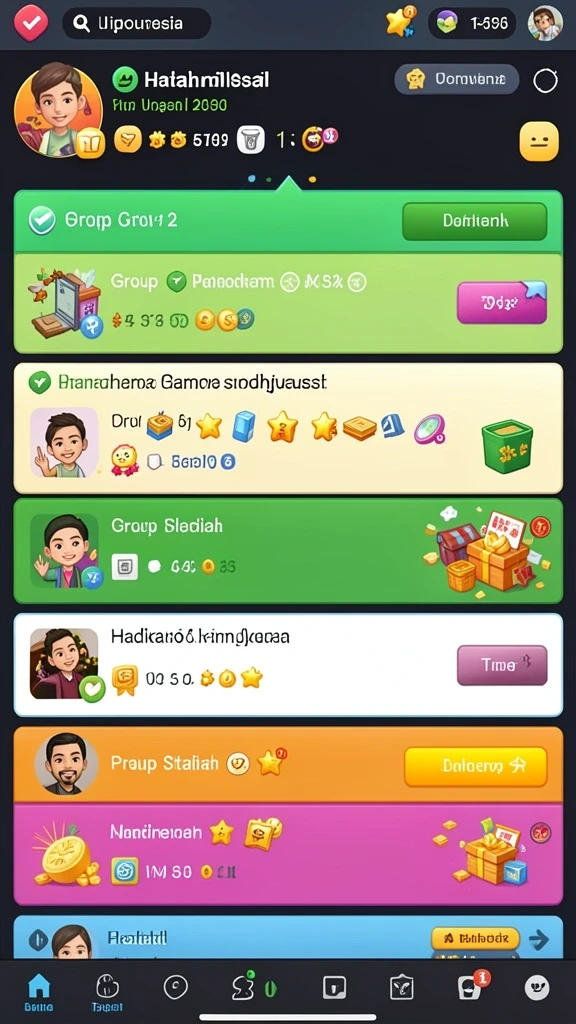 Tampilan karakter utama yang menawan dan penuh warna.
