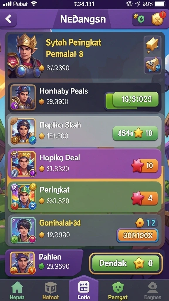 Tampilan grafis yang memukau dan penuh warna.