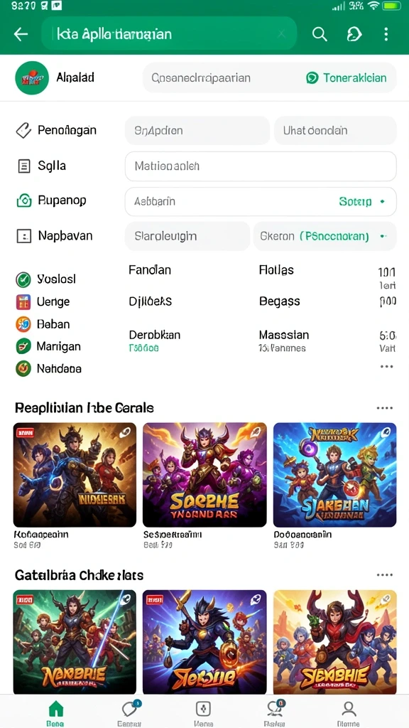 Tampilan antarmuka yang user-friendly dan modern.