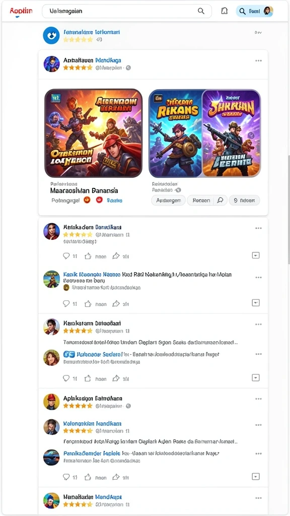 Karakter unik yang siap beraksi dalam pertempuran.