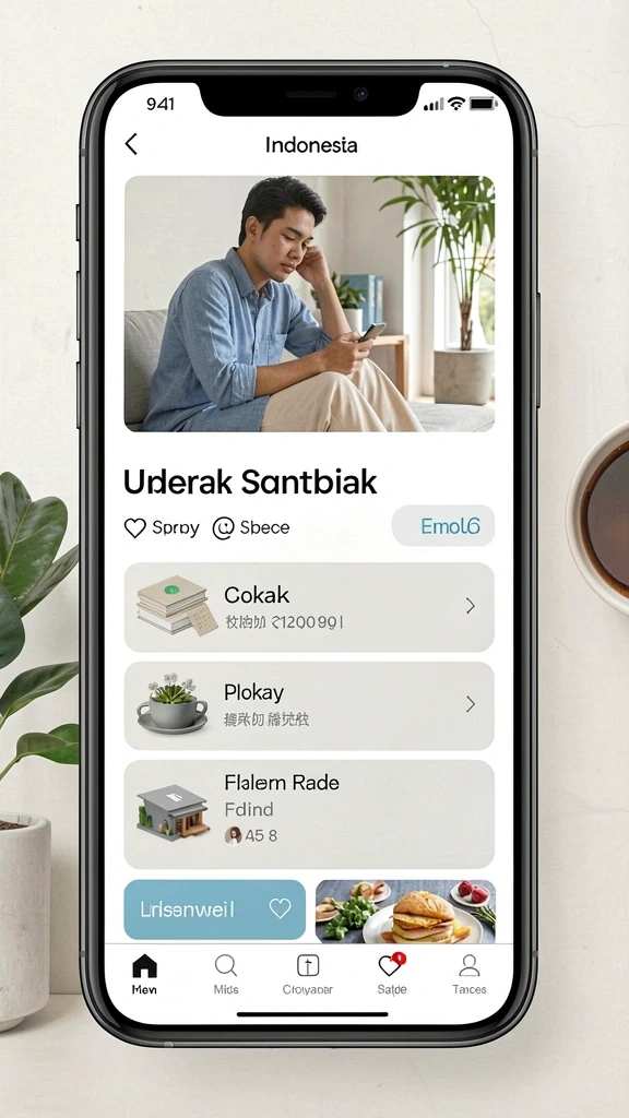 Tampilan antarmuka YUMETOTO yang user-friendly.